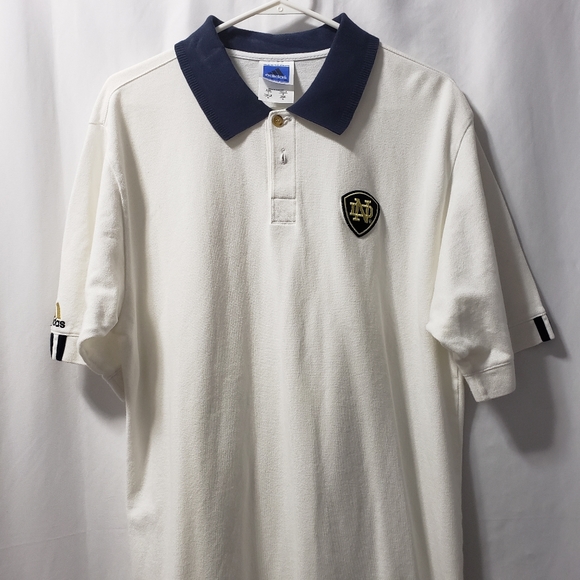 adidas Other - Notre Dame Polo Vintage Adidas NCAA Large